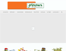 Tablet Screenshot of efepark.com